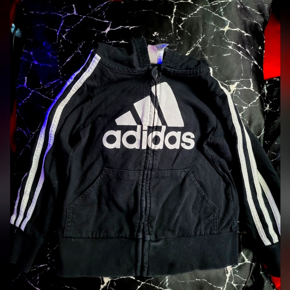 Adidas boys zip up hoodie